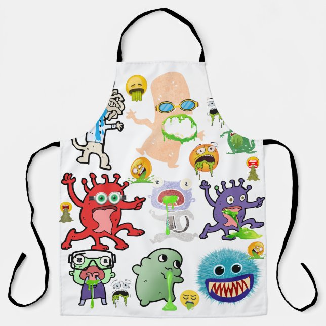 Grotesque monsters and creatures  apron (Front)