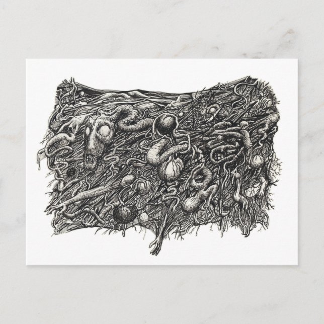 Grotesque Number 1, by Brian Benson Postcard (Front)