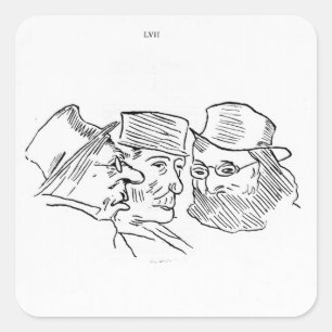 Grotesques Square Sticker