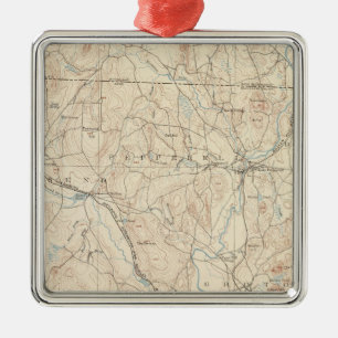 Groton, Massachusetts Metal Tree Decoration