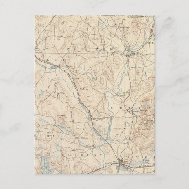 Groton, Massachusetts Postcard (Front)