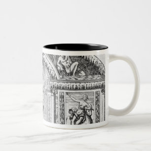 Grotto design from 'The Gardens of Wilton', publis Two-Tone Coffee Mug