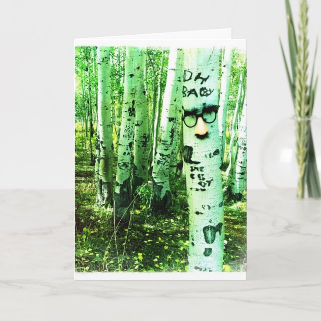 Groucho Does the Forest Card (Front)