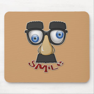 grouchy smile mouse pad