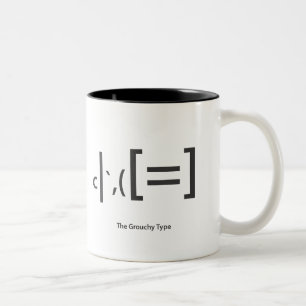 grouchy type mug