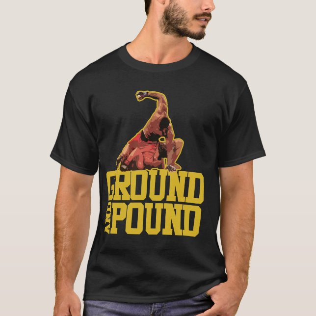 Ground and pound t-shirt (Front)