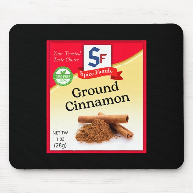 Ground Cinnamon Condiment Holiday Spice Group Cost Mouse Pad (Front)