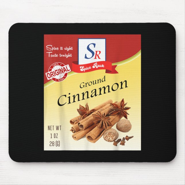 Ground Cinnamon Sce Condiment Costume Holiday Sce  Mouse Pad (Front)