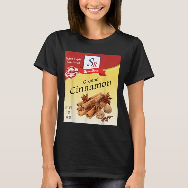 Ground Cinnamon Sce Condiment Costume Holiday Sce  T-Shirt (Front)