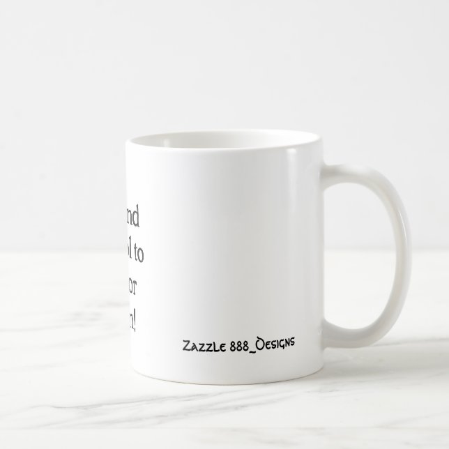 Ground control to Major Tom! Mug (Right)