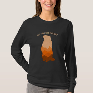 Ground Hog Day Decorations Costume Woodchuck T-Shirt