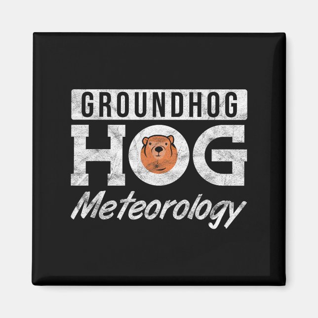 Ground Hog Groundhog Meteorology _3  Magnet (Front)