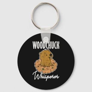 Ground Hog Woodchuck Whisperer _2 Key Ring
