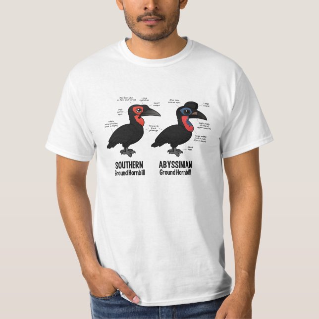 Ground Hornbil Statistics T-Shirt (Front)