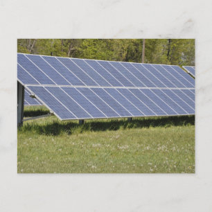 ground mounted solar panels postcard