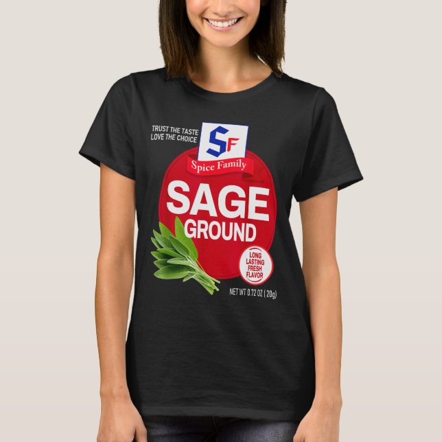 Ground Sage Halloween Sce Costume Group Matching  T-Shirt (Front)