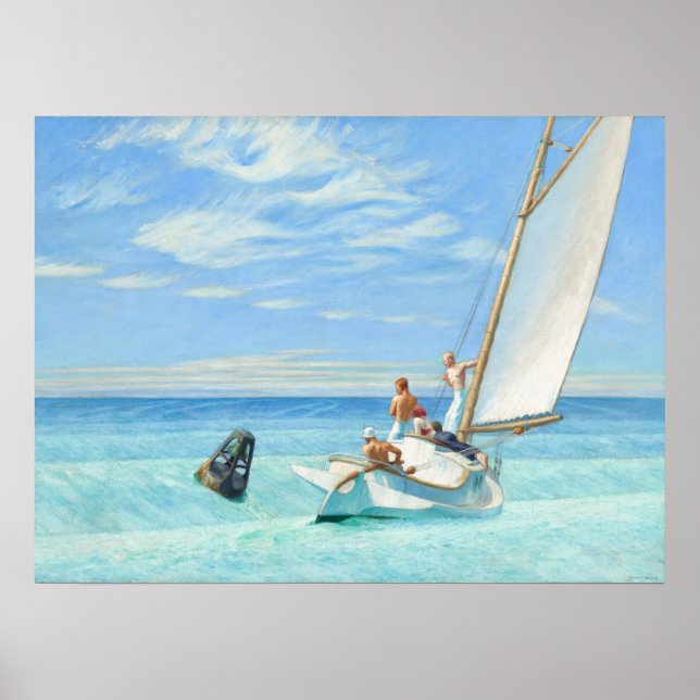 Ground Swell - Edward Hopper Fine Art Poster (Front)