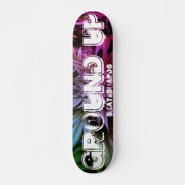GROUND UP SKATEBOARDS MIAMI DECK (Front)