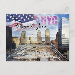 Ground Zero, Manhattan, New York City Postcard