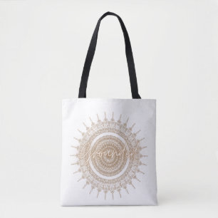 Grounded Mandala tote bag