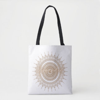 Grounded Mandala tote bag