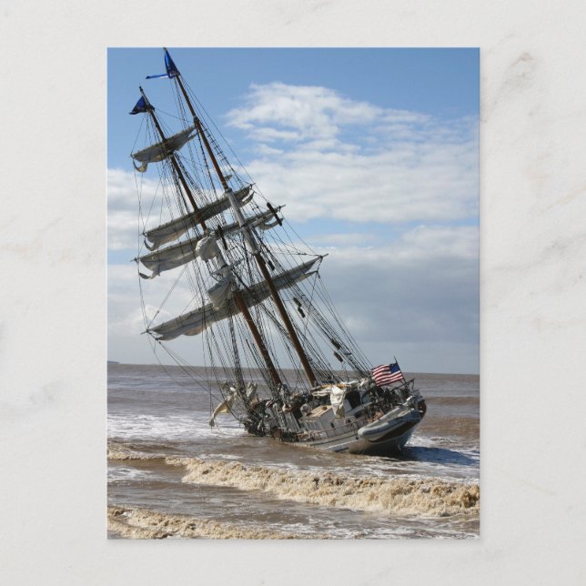 Grounded Ship Postcard (Front)