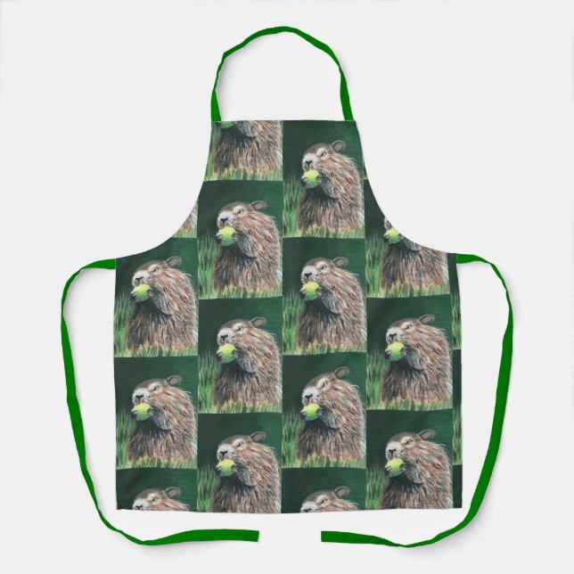  Groundhog All-Over Print Apron (Front)