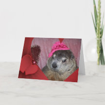 Groundhog, Clara Valentine's Day Card