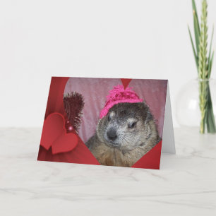 Groundhog, Clara Valentine's Day Card