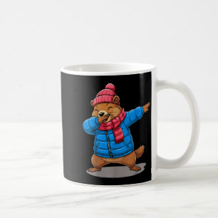 Groundhog Dabbing Groundhog Funny February 2 Groun Coffee Mug