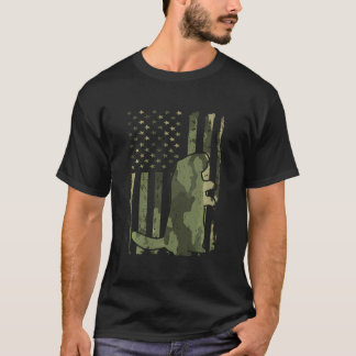 Groundhog Day 2023 Camouflage American Flag Ground T-Shirt
