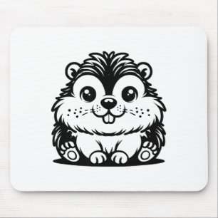 Groundhog Day 2024 Happy Ground Hog Funny Men Wome Mouse Pad