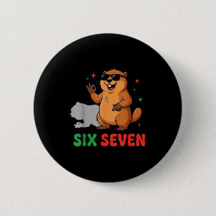 Groundhog Day 67 Funny Respect The Shadow Meteorol 6 Cm Round Badge