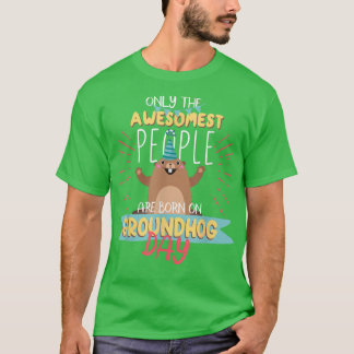 Groundhog Day Birthday 2021 Groundhog Lovers Gifts T-Shirt