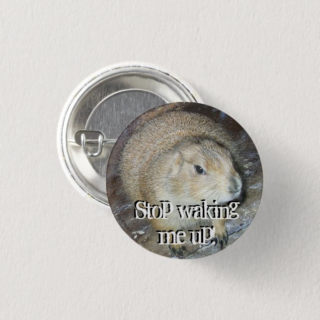 Groundhog Day Button (Front & Back)