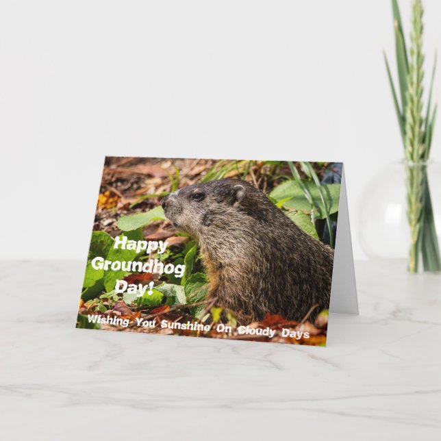Groundhog Day Card (Front)