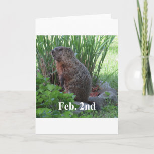 Groundhog Day Card