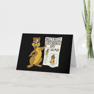 Groundhog Day Card