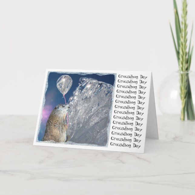 Groundhog Day Card (Front)
