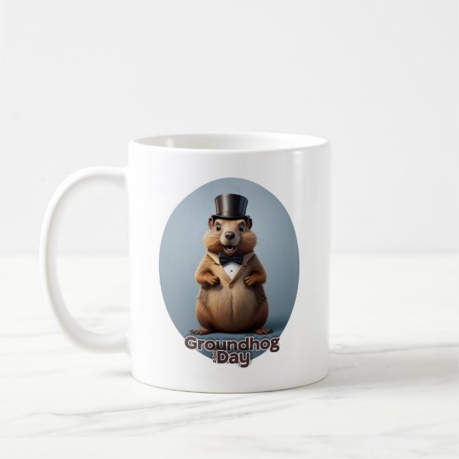 Groundhog Day Coffee Mug (Left)