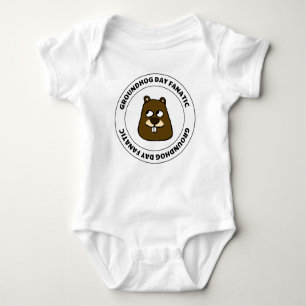 Groundhog Day Fanatic Baby Bodysuit