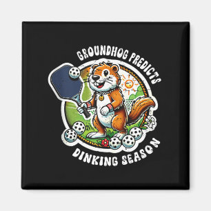 Groundhog Day Feb 2nd Humor Dinking Season Funny P Magnet