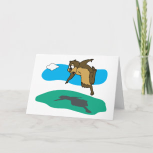 Groundhog Day February 2 - The Shadow Knows Card