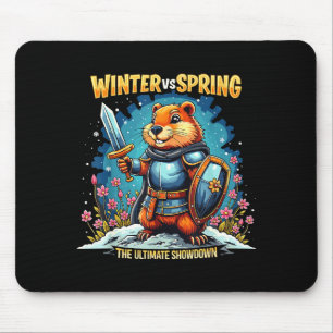 Groundhog Day Forecast Sarcasm Funny Women Men Kid Mouse Pad