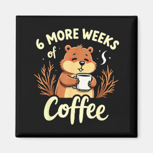 Groundhog Day Funny Spring Prediction Weather Fore Magnet