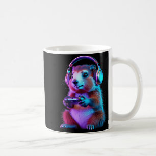 Groundhog Day Funny Video Games Groundhog Gaming B Coffee Mug