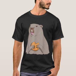 Groundhog Day Gift Funny Woodchuck Tee Retro Cooki