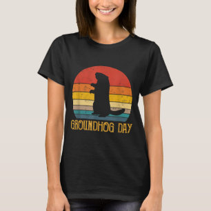 Groundhog Day Groundhogs Funny Rodent Animal Lover T-Shirt