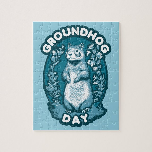 Groundhog Day Jigsaw Puzzle (Vertical)