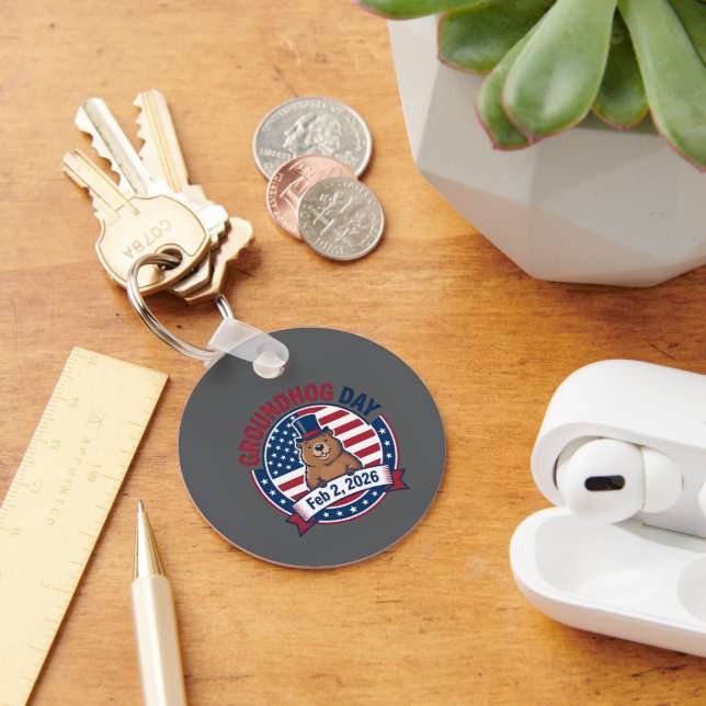 Groundhog Day Key Ring (Desk)